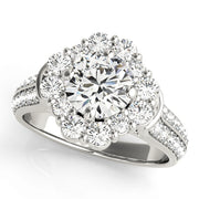 ENGAGEMENT RINGS HALO ROUND - Image 2