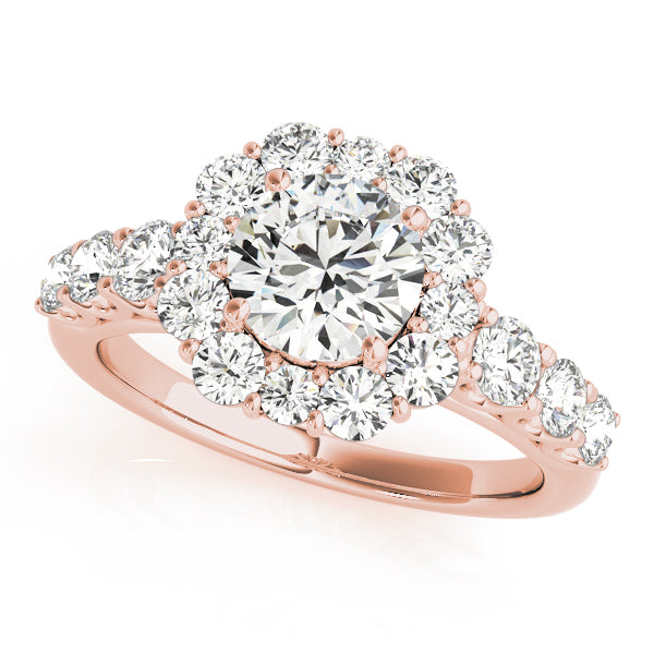 ENGAGEMENT RINGS HALO ROUND - Image 6