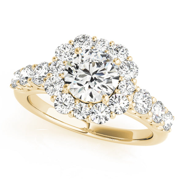 ENGAGEMENT RINGS HALO ROUND - Image 10