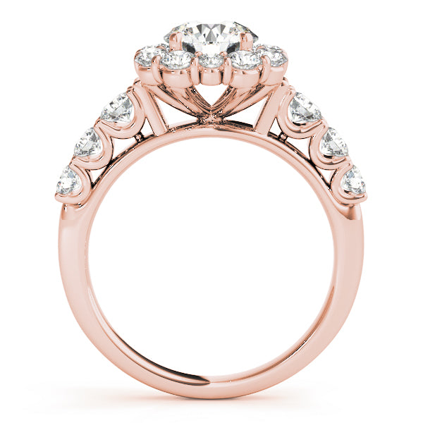 ENGAGEMENT RINGS HALO ROUND - Image 3