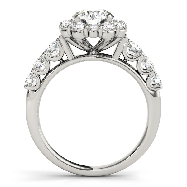 ENGAGEMENT RINGS HALO ROUND - Image 5