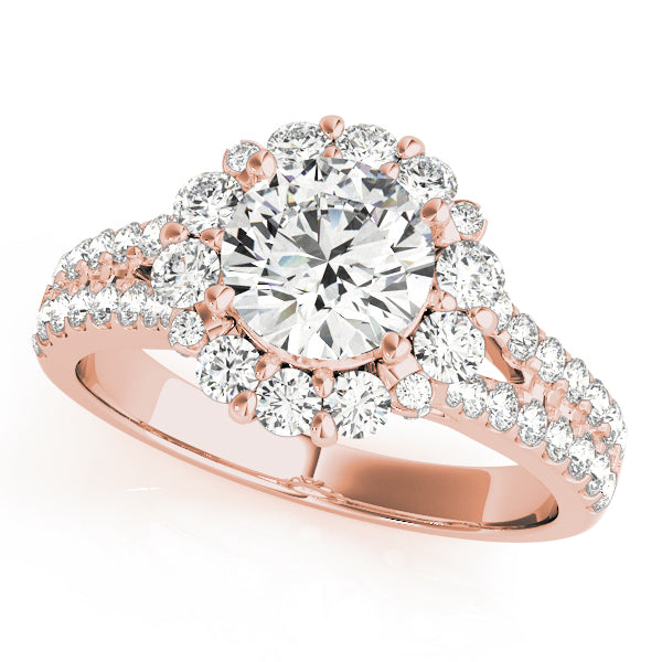 ENGAGEMENT RINGS HALO ROUND - Image 5