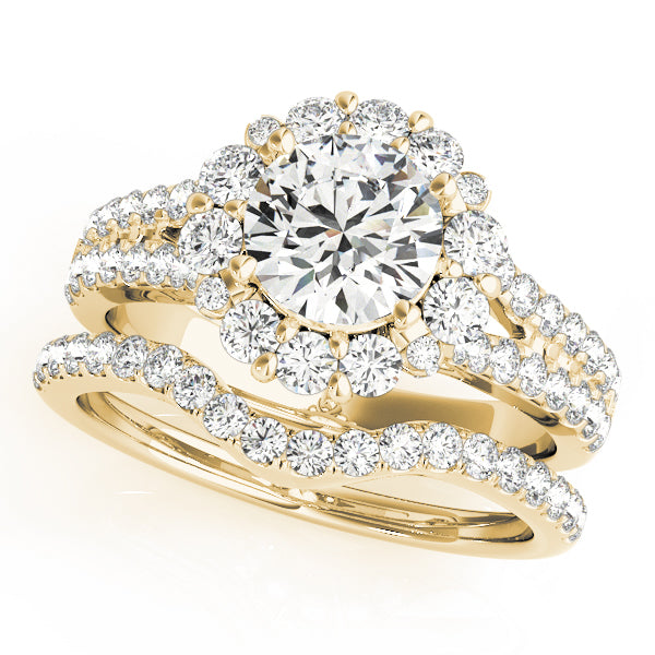 ENGAGEMENT RINGS HALO ROUND - Image 3
