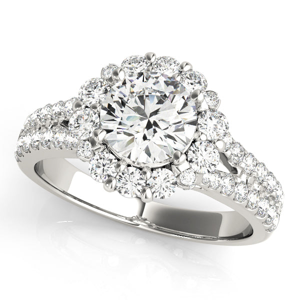 ENGAGEMENT RINGS HALO ROUND - Image 2