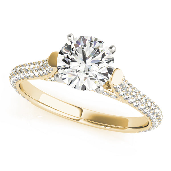 ENGAGEMENT RINGS SINGLE ROW PRONG SET - Image 4