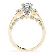 ENGAGEMENT RINGS 3 STONE ROUND - Image 9
