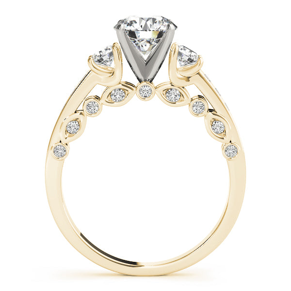 ENGAGEMENT RINGS 3 STONE ROUND - Image 9