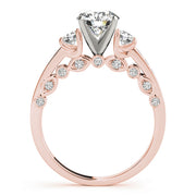 ENGAGEMENT RINGS 3 STONE ROUND - Image 8