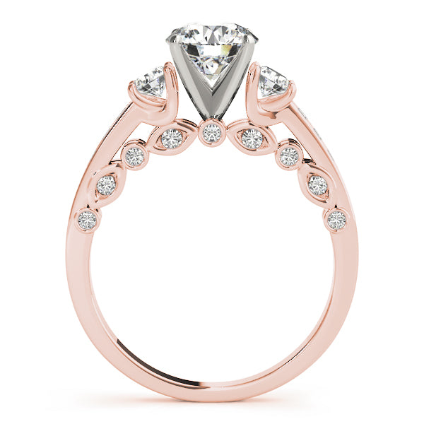 ENGAGEMENT RINGS 3 STONE ROUND - Image 8