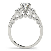 ENGAGEMENT RINGS 3 STONE ROUND - Image 7