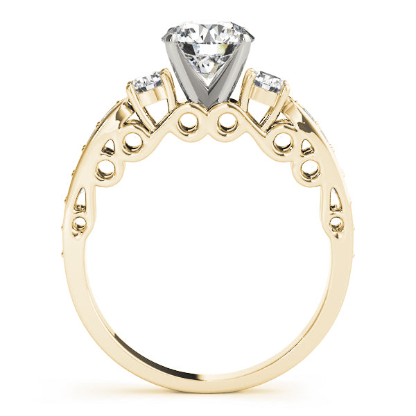 ENGAGEMENT RINGS 3 STONE ROUND - Image 3
