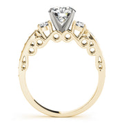 ENGAGEMENT RINGS 3 STONE ROUND - Image 3