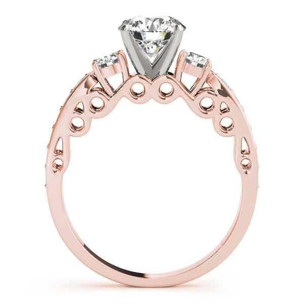 ENGAGEMENT RINGS 3 STONE ROUND - Image 5