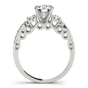ENGAGEMENT RINGS 3 STONE ROUND - Image 9