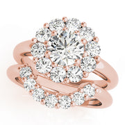 ENGAGEMENT RINGS HALO ROUND - Image 5