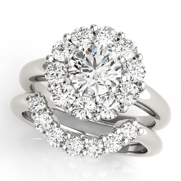 ENGAGEMENT RINGS HALO ROUND - Image 8
