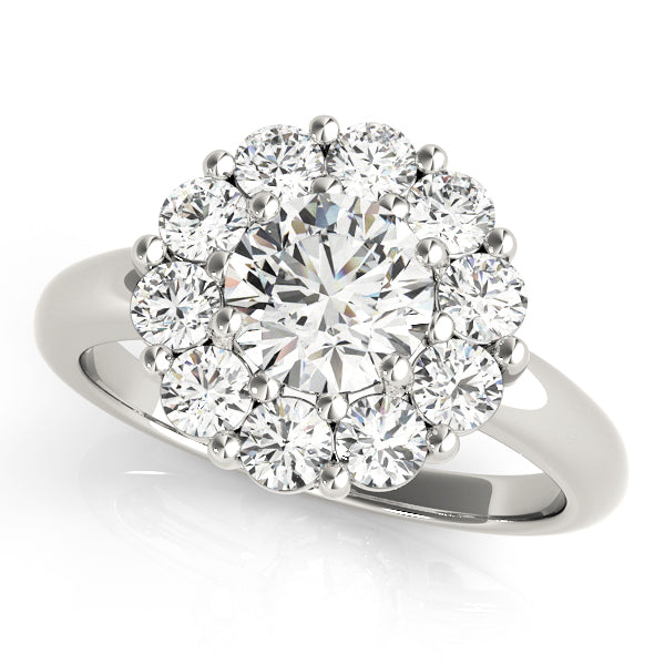 ENGAGEMENT RINGS HALO ROUND - Image 2