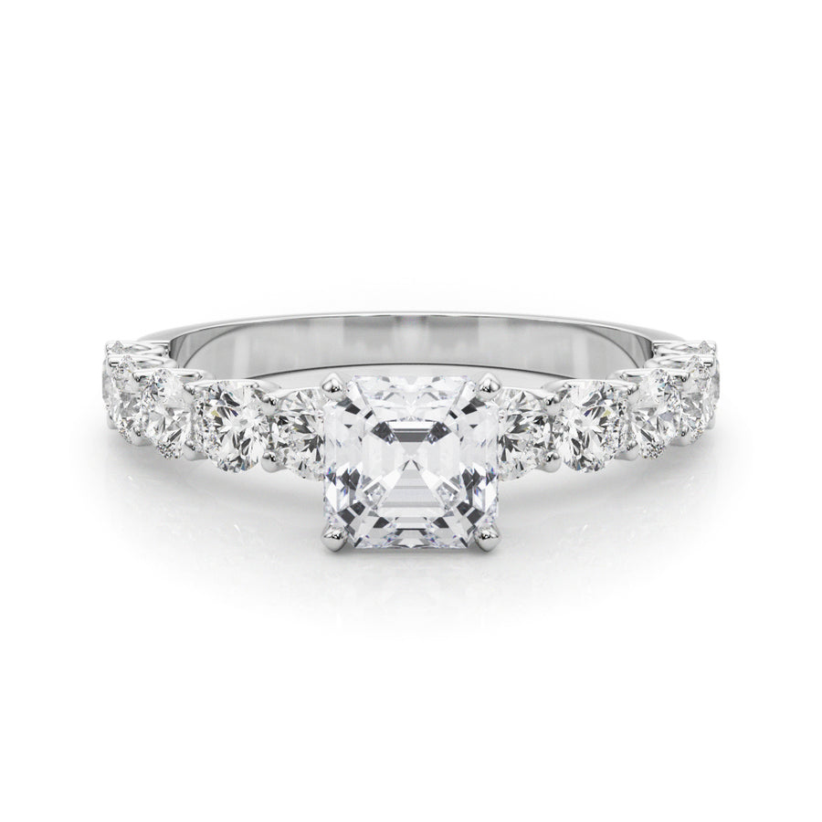 ENGAGEMENT RINGS SINGLE ROW PRONG SET - Image 5
