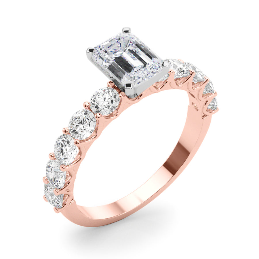 ENGAGEMENT RINGS SINGLE ROW PRONG SET - Image 4