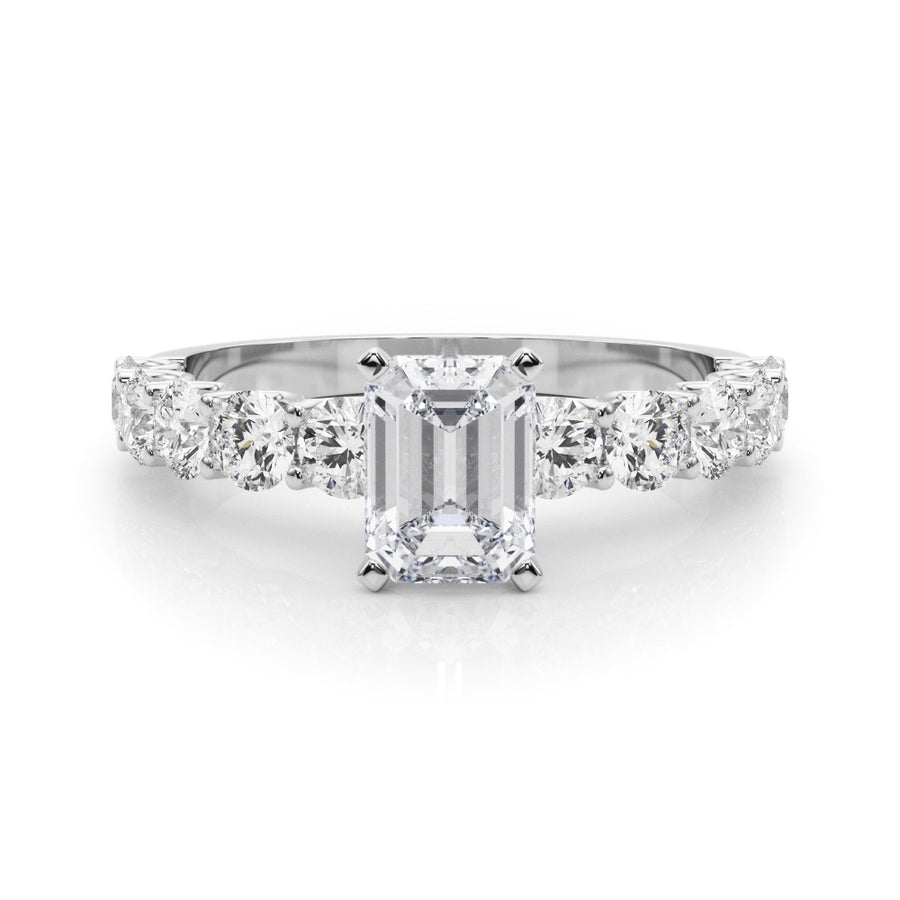 ENGAGEMENT RINGS SINGLE ROW PRONG SET - Image 10