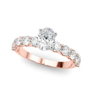 ENGAGEMENT RINGS SINGLE ROW PRONG SET - Image 3