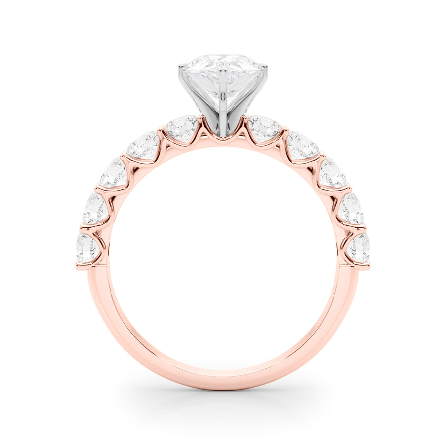 ENGAGEMENT RINGS SINGLE ROW PRONG SET - Image 7