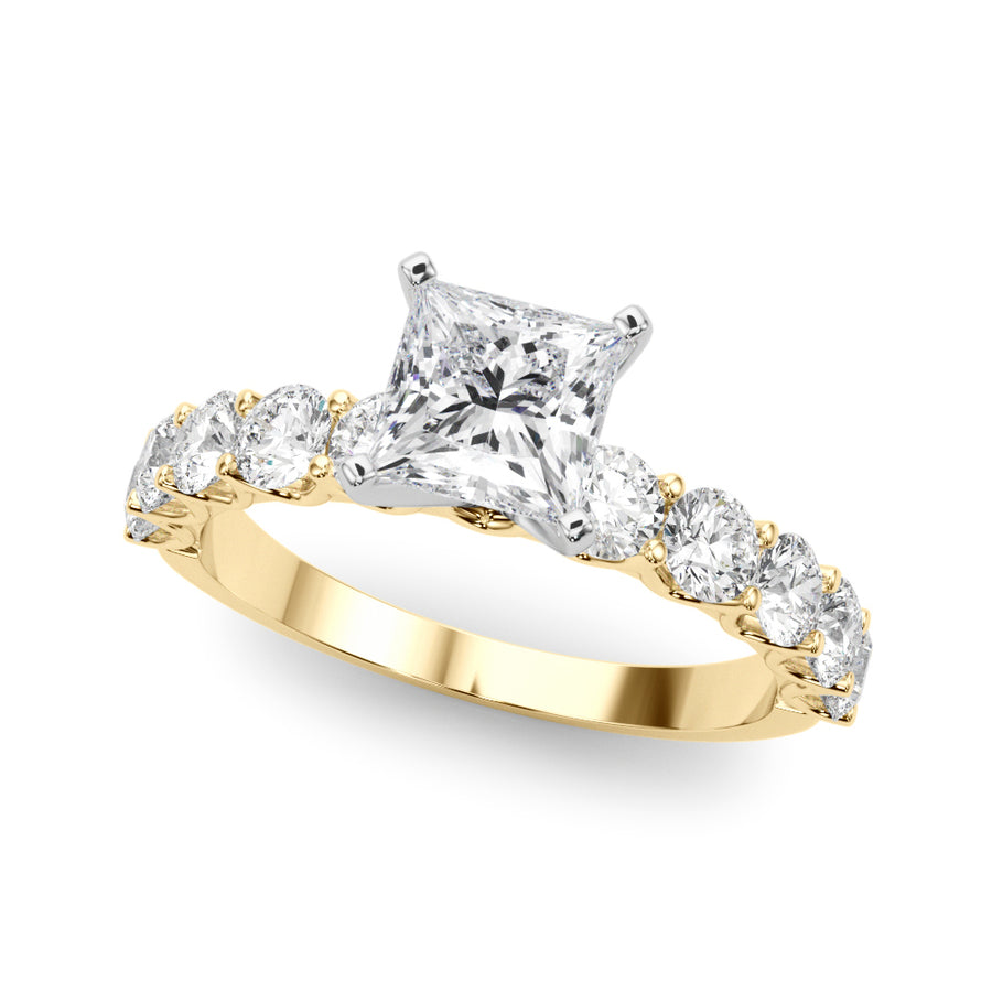 ENGAGEMENT RINGS SINGLE ROW PRONG SET - Image 8