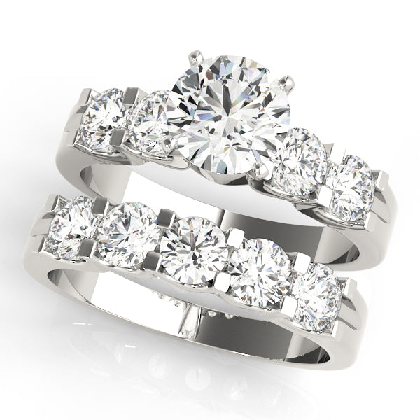 ENGAGEMENT RINGS SINGLE ROW PRONG SET - Image 3