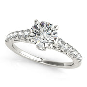 ENGAGEMENT RINGS SINGLE ROW PRONG SET - Image 2