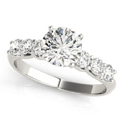 ENGAGEMENT RINGS SINGLE ROW PRONG SET - Image 2