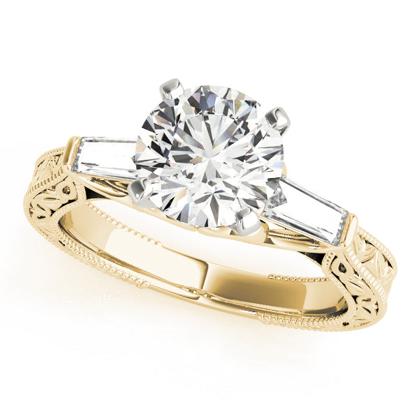 ENGAGEMENT RINGS 3 STONE BAGUETTE - Image 3