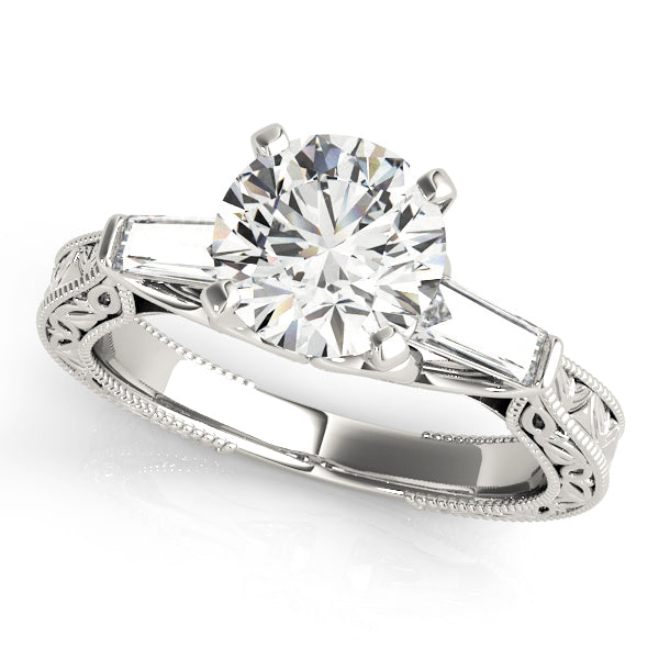 ENGAGEMENT RINGS 3 STONE BAGUETTE - Image 2