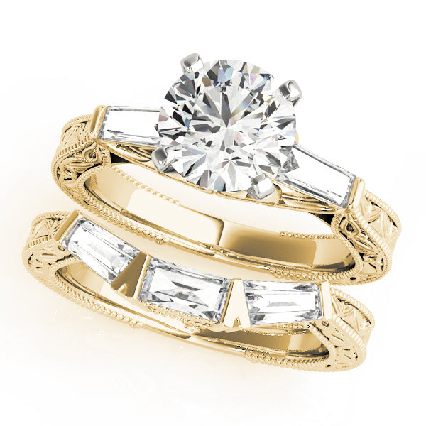 ENGAGEMENT RINGS 3 STONE BAGUETTE - Image 8