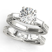 ENGAGEMENT RINGS 3 STONE BAGUETTE - Image 6
