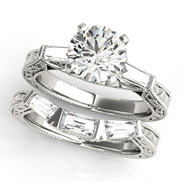 ENGAGEMENT RINGS 3 STONE BAGUETTE - Image 6
