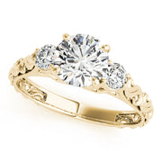 ENGAGEMENT RINGS 3 STONE ROUND - Image 10