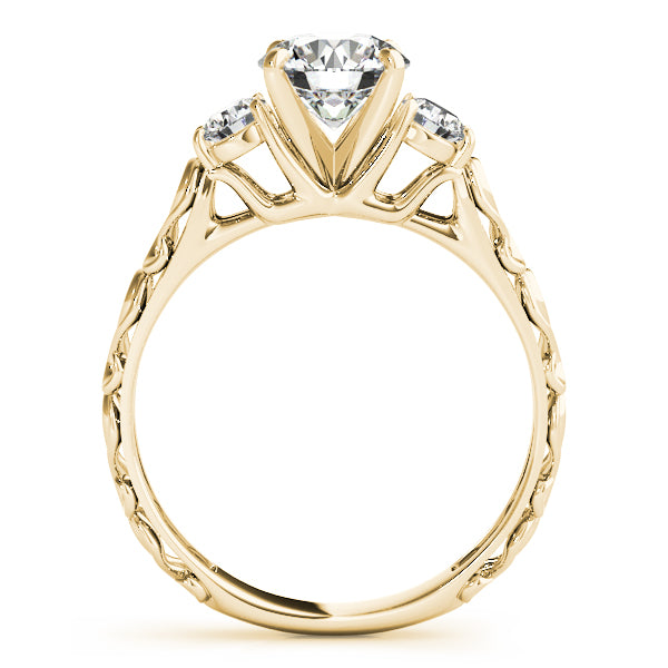 ENGAGEMENT RINGS 3 STONE ROUND - Image 4