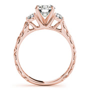 ENGAGEMENT RINGS 3 STONE ROUND - Image 5