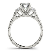 ENGAGEMENT RINGS 3 STONE ROUND - Image 8