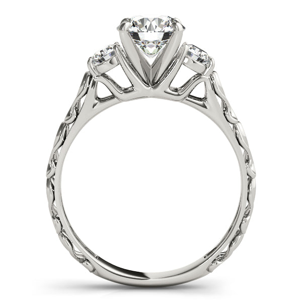 ENGAGEMENT RINGS 3 STONE ROUND - Image 8
