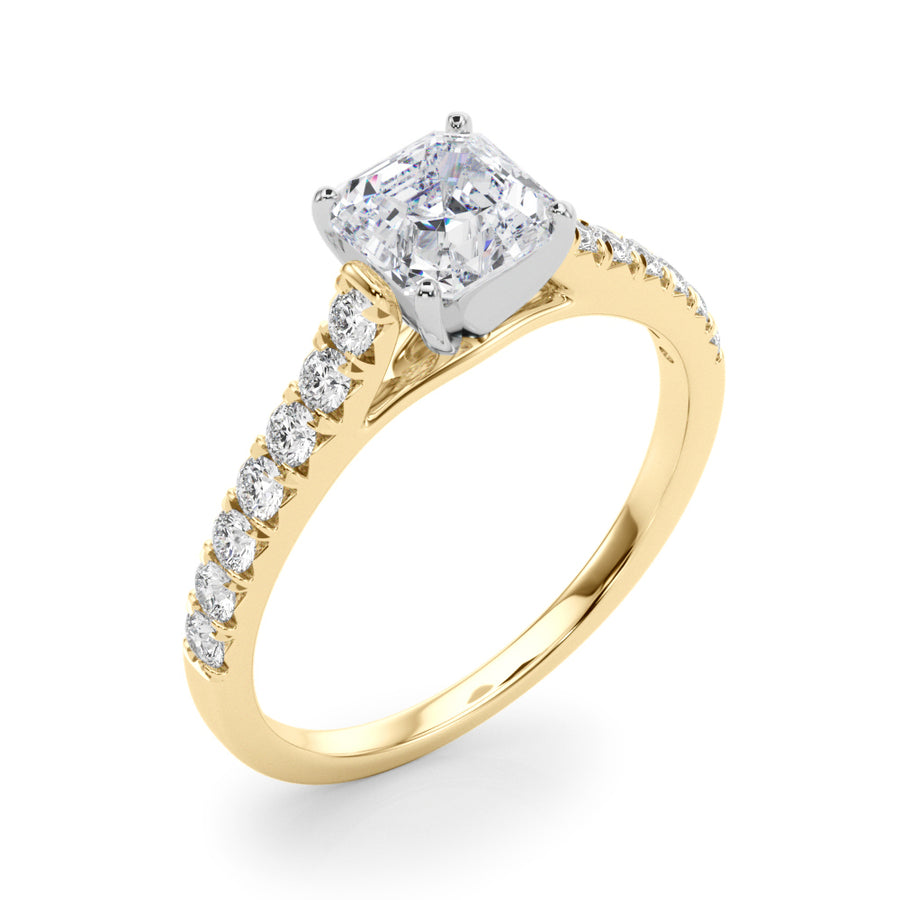 ENGAGEMENT RINGS SINGLE ROW PRONG SET - Image 3
