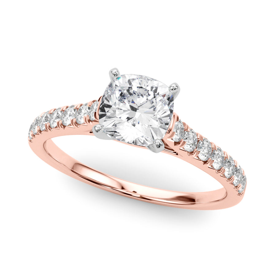 ENGAGEMENT RINGS SINGLE ROW PRONG SET - Image 8