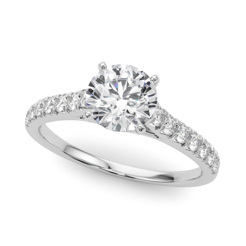 ENGAGEMENT RINGS SINGLE ROW PRONG SET - Image 2