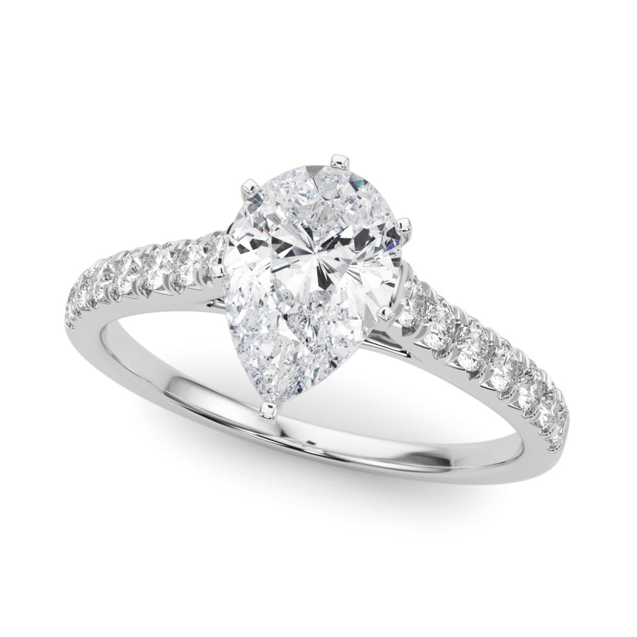 ENGAGEMENT RINGS SINGLE ROW PRONG SET - Image 9