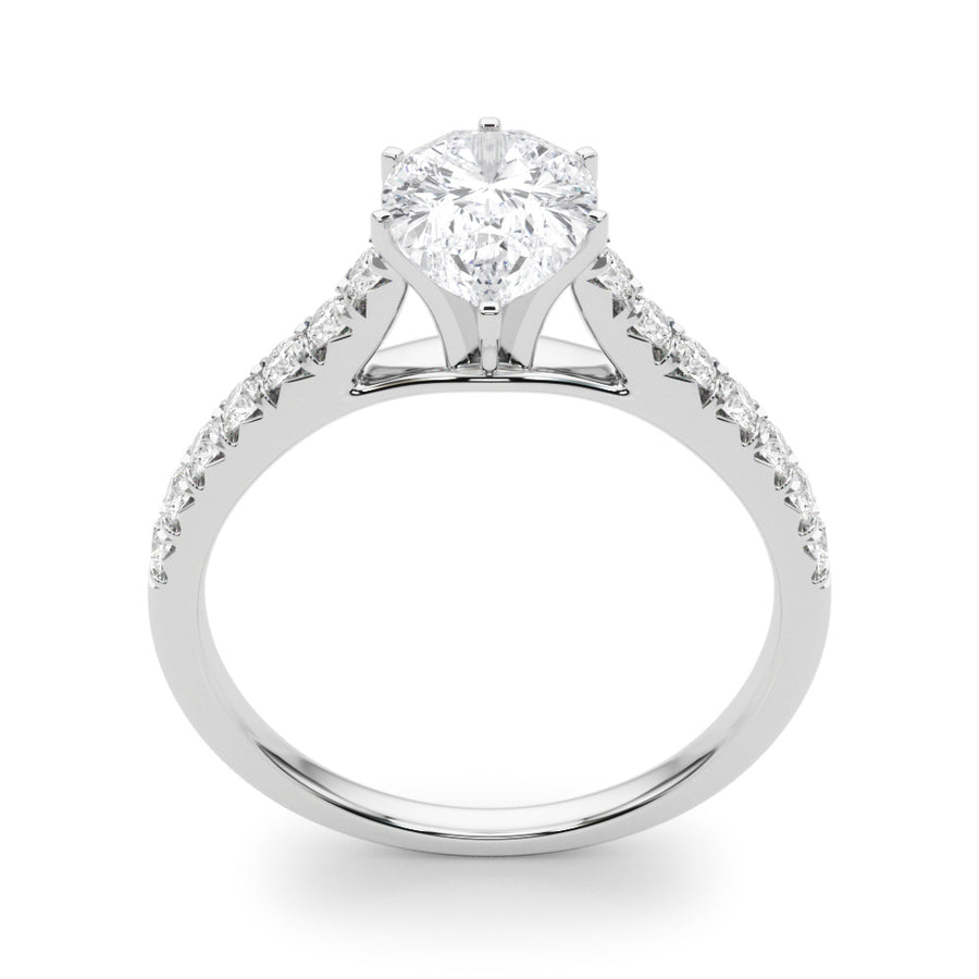 ENGAGEMENT RINGS SINGLE ROW PRONG SET - Image 5