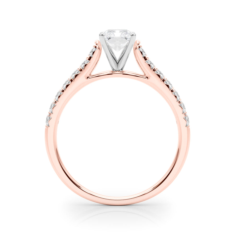 ENGAGEMENT RINGS SINGLE ROW PRONG SET - Image 10