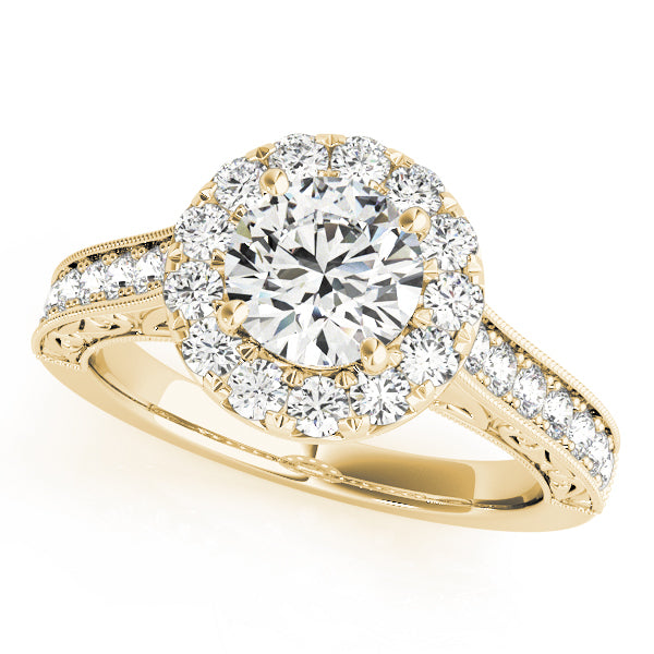 ENGAGEMENT RINGS HALO ROUND - Image 3