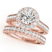 ENGAGEMENT RINGS HALO ROUND - Image 9
