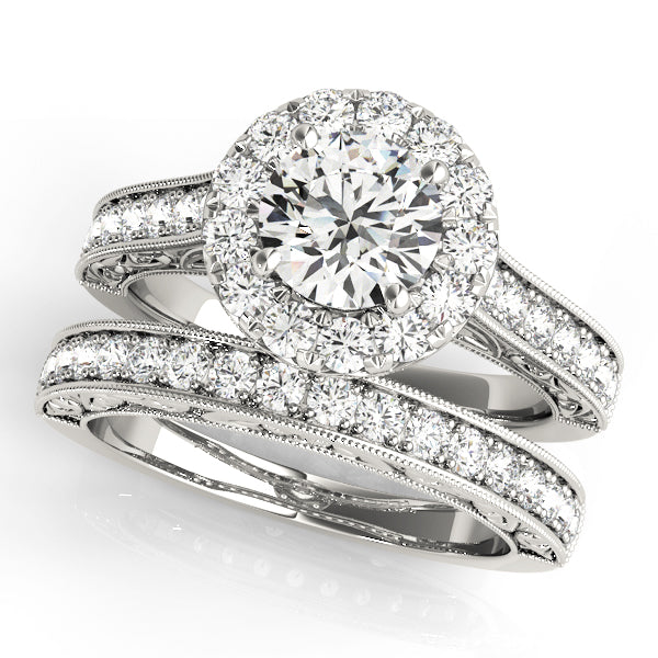 ENGAGEMENT RINGS HALO ROUND - Image 6