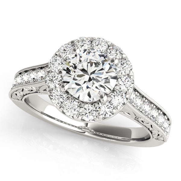 ENGAGEMENT RINGS HALO ROUND - Image 2